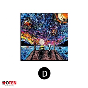 Dipinto a mano cartone animato coniglio pittura a olio <span class=keywords><strong>camera</strong></span> dei bambini pittura decorativa animale carino - Product Image 5