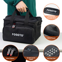 Bolsa de Cámara FOSOTO B900, Estuche Impermeable para Cámara DSLR, Bolsa de Fotografía para Canon, Nikon, Sony, Bolsa para Lentes