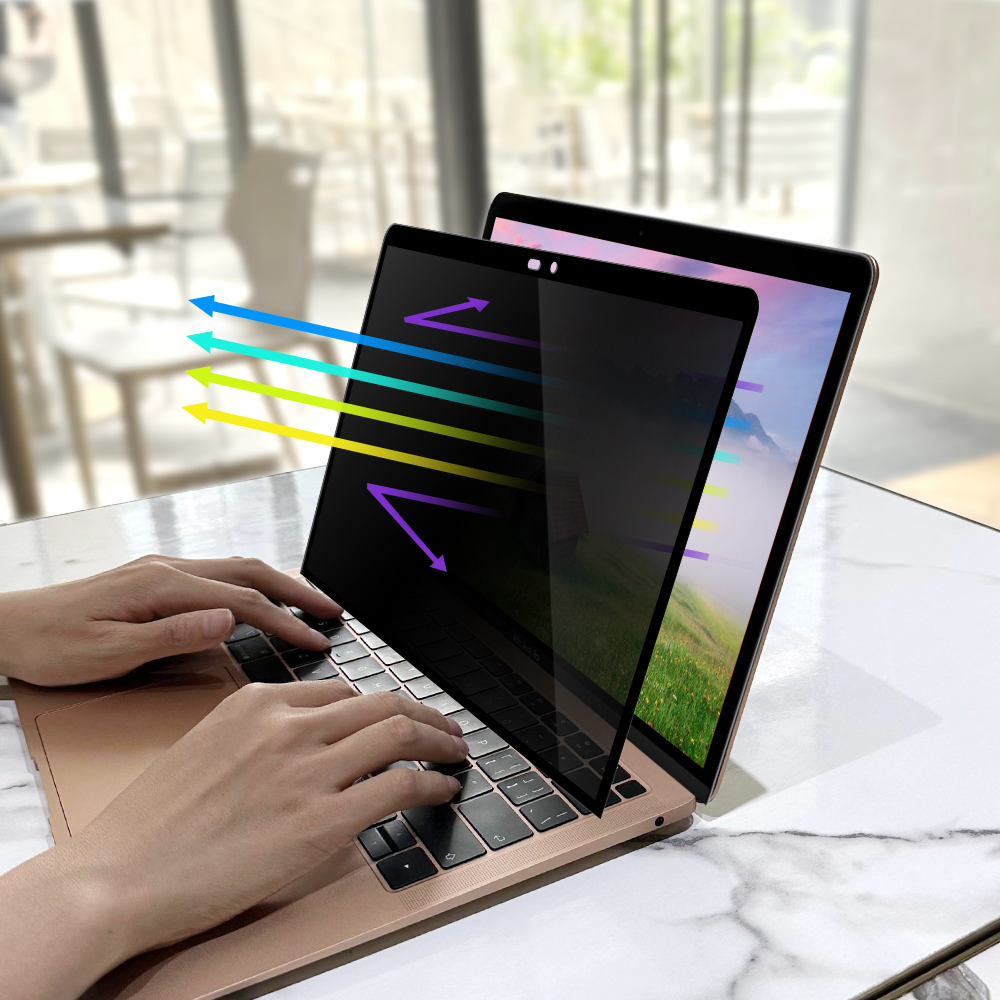 14-летний опыт работы с завода, черная рамка, Фильтр конфиденциальности, съемная защитная пленка для экрана конфиденциальности для Macbook Pro 13,3 дюймов