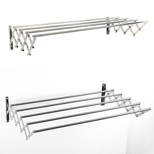 NOUVEAU <span class=keywords><strong>Séchoir</strong></span> mural pliable 60-120cm en acier inoxydable <span class=keywords><strong>Séchoir</strong></span> <span class=keywords><strong>à</strong></span> serviettes pour <span class=keywords><strong>tour</strong></span> de salle de bain - Product Image 1