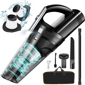 Handheld Vacuum Mini Portable Rechargeable Car Vacuum Cleaner Cordless With Powerful Suction For Car Home And Office