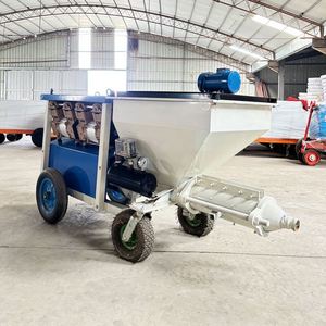 New Product <strong>Plastering</strong> Cement Mortar Sprayer Diesel Mortar Spraying Machines With <strong>Mixer</strong> - Product Image 1
