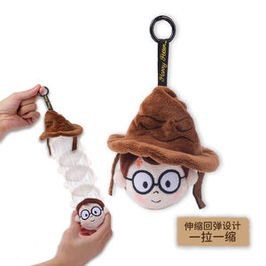 จี้หมวกแฮร์รี่คัดแยกยืดได้อย่างรวดเร็วยืดหยุ่นได้เครื่องประดับแขวนผ้ากำมะหยี่แบบโต้ตอบพวงกุญแจของขวัญพอตเตอร์สต็อกขายส่ง - Product Image 2