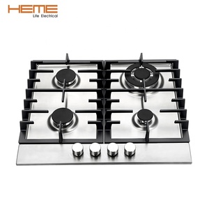 Estufa de Gas de Acero Inoxidable de 4 Quemadores con Dispositivo de Seguridad - Product Image 1