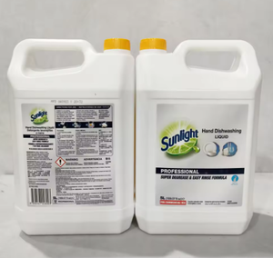 Wholesale Sunlight Professional Hand Dishwashing <b>Liquid</b> Eco-Friendly Lemon Scent 5L 2 Bottles/Carton 80% Active Ingredients - Product Image 2