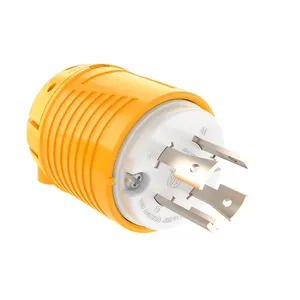 ETL Listado 30Amp AC 125V/ 250V NEMA L14-30P Conector do plugue do gerador, 3 Pólo-4 fio com bloqueio de torção