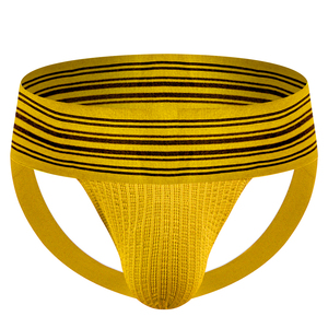 Mens jockstrap sexy đồ lót Breathable dệt kim <span class=keywords><strong>g</strong></span>ấu jockstrap người đàn ông sexy đồ lót thongs gay mở trở lại đồ lót cho nam giới - Product Image 2