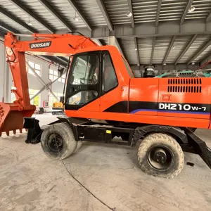 Usato DOOSAN 210W-7 21TON escavatore trattore a ruote per la vendita buon prezzo