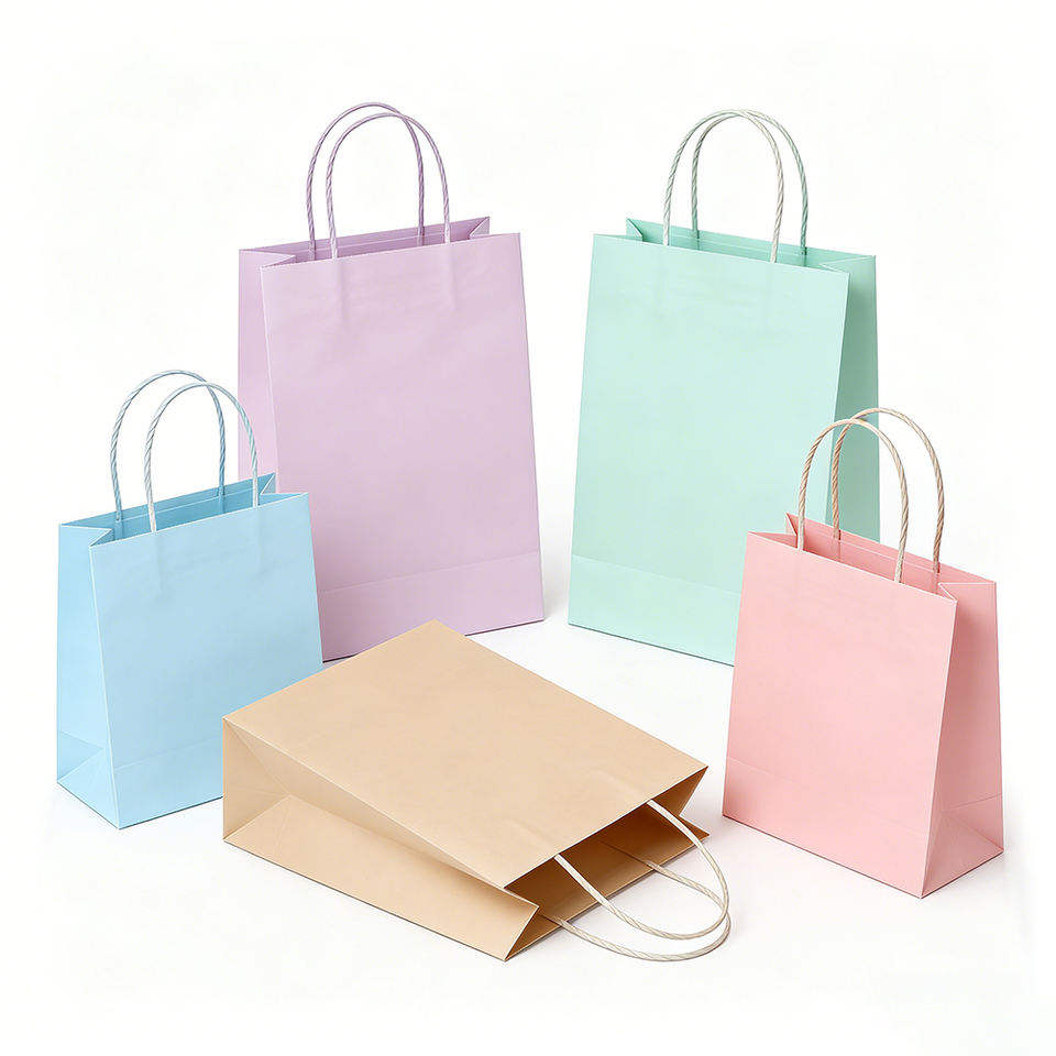 Bistro Brown Kraft Paper Bags | 10x7x12 Inches - 90 Pcs - View #2