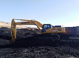 Excavatrice sur chenilles Shantui SE470LC-9 pour l'exploitation minière et la construction routière en Indonésie, Sumatra. - Product Image 4