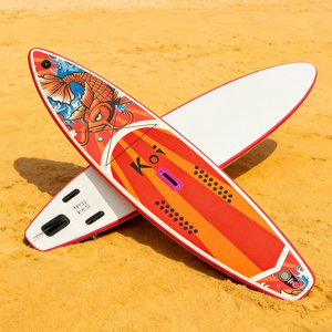 Planche de <span class=keywords><strong>paddle</strong></span> gonflable unique et durable à motif <span class=keywords><strong>Koi</strong></span>, technique Drop Stitch, en promotion, pour sports nautiques, vente en gros directe usine - Product Image 4