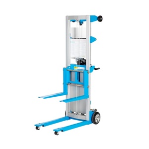 500lbs גבוהה מעלית ידני עומס נייד stacker היד מופעל מלגזות stacker מיני אלומיניום STD-227 <span class=keywords><strong>winch</strong></span> - Product Image 3