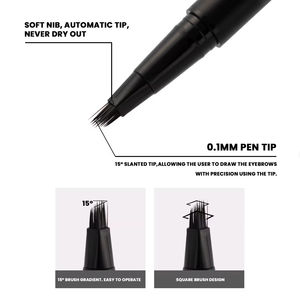 Lápiz de Cejas Profesional 3D con Punta Cuadrada Inclinada, Vegano, 4 Colores, Resistente al Agua, Marca Privada, Venta al Por Mayor - Product Image 5