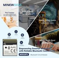 Ultra petite taille nRF52833 Bluetooth 5.2 recherche de direction MS51SF11 Module de maille USB BLE à faible consommation d'énergie prise en charge du filetage NFC et du Zigbee