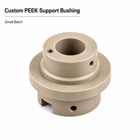 Bague de support de vis mère PEEK pour prototype rapide, usinage CNC à faible émission de gaz pour le positionnement de plaquettes