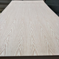 2.5mm 3mm 5mm 12mm 15mm 18mm engineered placage de chêne rouge naturel de panneaux mdf