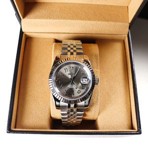 Montre automatique étanche 5 bars en acier inoxydable avec fonction compte à rebours pour la compétition nautique et verre saphir - Product Image 2