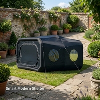 Tente capsule gonflable pour événements en plein air, en Oxford robuste, imperméable quatre saisons, ouverture automatique, portable et durable