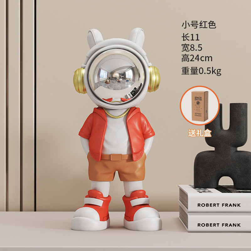 Red desktop with a cool astronaut
