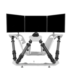 Трехэкранный симулятор для гонок в помещении <span class=keywords><strong>6</strong></span>-<span class=keywords><strong>DOF</strong></span>, платформа для движения на 360 градусов, для домашних торговых центров, развлечений - Product Image 1