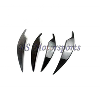 Kit de 4 canards latéraux avant en fibre de carbone sèche style AC pour BMW G80 M3 G82 G83 M4 2021+ – Ailerons de pare-chocs avant finition polie