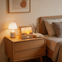 Despertador LED Digital para Niños con Luz de Amanecer, Altavoz Bluetooth, Ruido Blanco, Función de Repetición, Diseño Clásico, Uso en el Hogar, Dormitorio