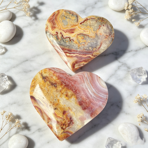 Cristales Curativos de Ágata Natural al por Mayor, <span class=keywords><strong>Corazones</strong></span> de Piedra Pulida de Primera Calidad para Decoración del Hogar y Feng Shui - Product Image 1