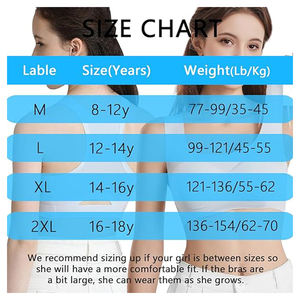 Soutiens-gorge de sport sans couture Teen Zero Feel avec rembourrage amovible, bralette et soutien-gorge pour filles avec un léger effet liftant au dos, entraînement pour les jeunes filles - Product Image 6