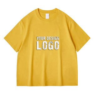 Camiseta Deportiva Holgada de Algodón con Estampado Personalizado, Color Sólido, Estilo Casual Urbano, Hombros Caídos, Lavada, Tallas Grandes para Hombre - Product Image 6