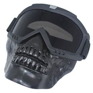 Motorrad Fahrrad fahren Wind dichte Voll gesichts brille Abnehmbare Skeleton Protective <span class=keywords><strong>Skull</strong></span> Mask Farbige Helm brille - Product Image 4