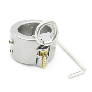 Stainless Steel Weighted Spiked Cock Ring Penis Training Device Huge Ball Stretcher <strong>Male</strong> Bondage <strong>Chastity</strong> <strong>Belt</strong> for Men Pet - Product Image 2