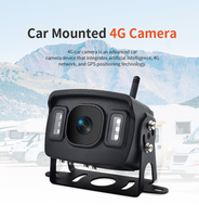 Cámara con Rastreador GPS 4G LTE Integrado, Visión Nocturna 1080P, Resistente al Agua y a Impactos, 12-24V, para Camiones, Furgonetas, Autobuses, Almacenes, Sistema CMSV6