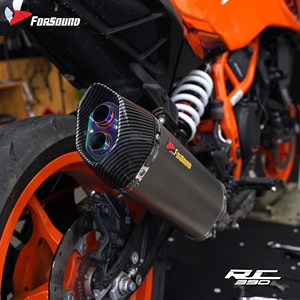 <span class=keywords><strong>Precio</strong></span> de Fábrica al por Mayor Forsound: Silenciador de Escape Deslizable de Fibra de Carbono para Motocicleta <span class=keywords><strong>KTM</strong></span> <span class=keywords><strong>Duke</strong></span> 390 RC390 2024-2026 - Product Image 5