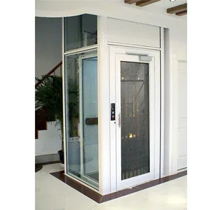 Ev kullanımı güvenlik düşük gürültü Villa asansörü 2 kişi mini ev satılık asansörler konut asansörler