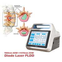 Décompression discale laser percutanée de la colonne vertébrale 1470nm+980nm, appareil laser PLDD pour la chirurgie laser du dos