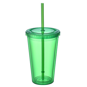 Double Wall <strong>Plastic</strong> Insulated Outdoor <strong>Tumblers</strong> Acrylic <strong>Plastic</strong> <strong>Tumbler</strong> Snow Globe <strong>Tumbler</strong> <strong>with</strong> <strong>Straw</strong> - Product Image 3