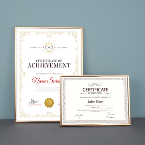 Vente en gros d'affiche A3 diplôme cadre photo en métal alliage d'<span class=keywords><strong>aluminium</strong></span> A4A3A2A1A0 cadre personnalisé - Product Image 2