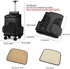 Vật Nuôi Tàu Sân Bay Đã Được Phê Duyệt Vật Nuôi Tàu Sân Bay Cho Nhỏ Chó Và Mèo-Mềm Faa Du Lịch Máy Bay Con Chó Tàu Sân Bay Hành Lý - Product Image 3