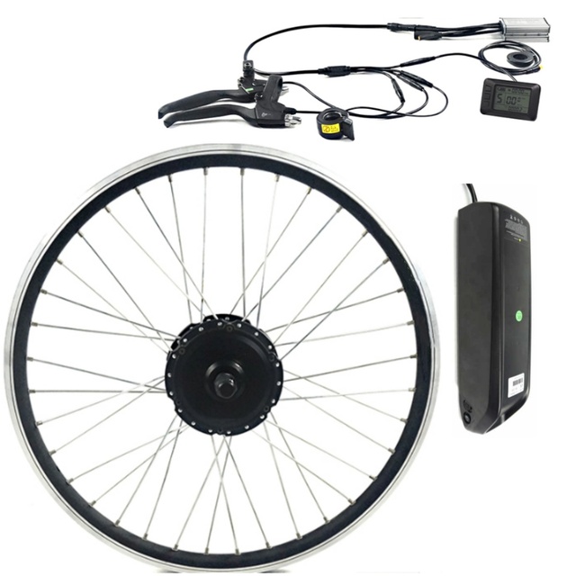 Wholesale 36V 350W Electric Bike DIY LCD Display Controller Box With Battery Electric Bicycle Conversion Kit