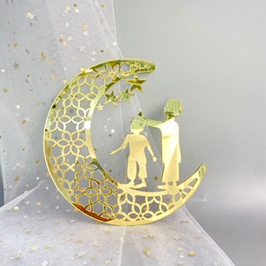 <span class=keywords><strong>2022</strong></span> recién llegados Eid Mubarak Festival decoraciones para el hogar 3D acrílico pared colgante acrílico pegatina para Ramadán Mubarak - Product Image 3