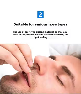 Mendengkur magnetik artefak menghilangkan terbaik Anti mendengkur sehat alat tidur silikon lembut magnetik Anti mendengkur klip hidung - Product Image 3