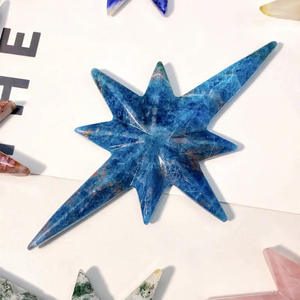 Offre Spéciale : Étoile Polaire Sculptée en Cristal de Quartz Rose Naturel et Fluorite Transparente pour Décoration - Product Image 4