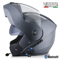 Casque de moto électrique en ABS pour homme et femme, casque intégral quatre saisons à double visière