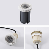 Luz LED Sumergible para Piscina, 12V CA, IP68, Impermeable, 3W, Mini, ABS, Control Remoto, Multicolor, RGB