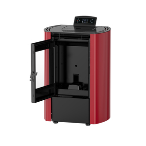 Poêle à granulés de bois KM0603A 6,5 kW EN16510 CE Rohs Wifi avec télécommande et verre résistant à la chaleur - Product Image 5