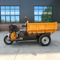 Mini-dumper électrique de 1,5 tonne avec système de déchargement automatique entièrement hydraulique pour mines souterraines étroites