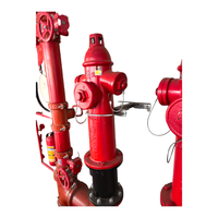 Baril sec extérieur à 3 voies Anti-collision régulation de pression combinaison multifonctionnelle bouche d'incendie en fonte ductile