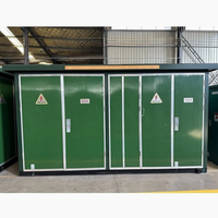 Transformateur immergé dans l'huile PENGTAI 750 KVA triphasé, montage sur socle, sortie 480V, kiosque de sous-station compact