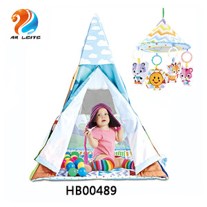 2020 nuevo estilo bebé juego <span class=keywords><strong>tipi</strong></span> Castillo <span class=keywords><strong>casa</strong></span> mongolia los niños <span class=keywords><strong>tienda</strong></span> de campaña con música y bolas - Product Image 5