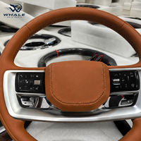 Volant en cuir professionnel prêt à l'emploi, design sportif et luxueux, compatible avec Land Rover Range Rover Discovery Defender